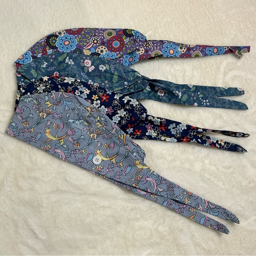 Colorful Floral Headbands Trio - Picture 3 of 3